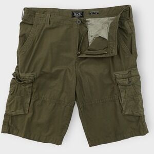 Buckle Black Athletic Fit Olive‎ Green Mens Cargo Shorts Size 38 Outdoor